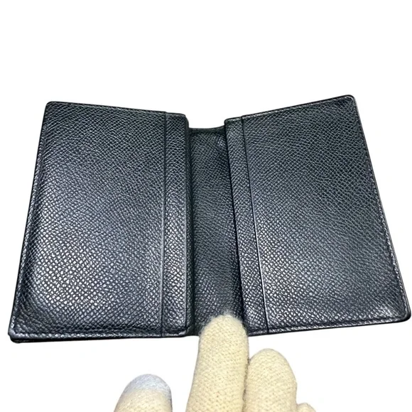 Dolce & Gabbana Black Leather Bi-fold Wallet/Card holder
